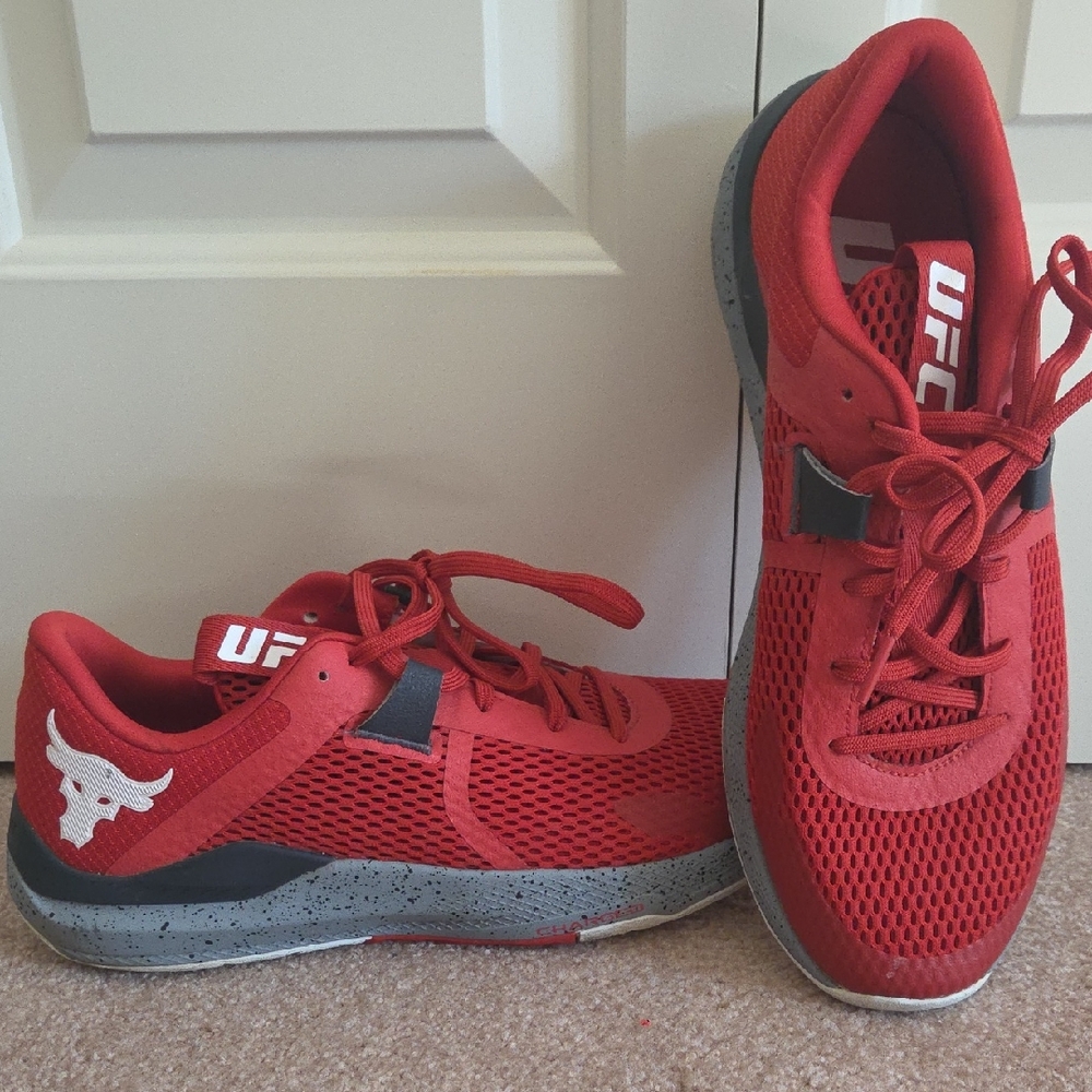 UFC Red and Gray Men's Sneakers